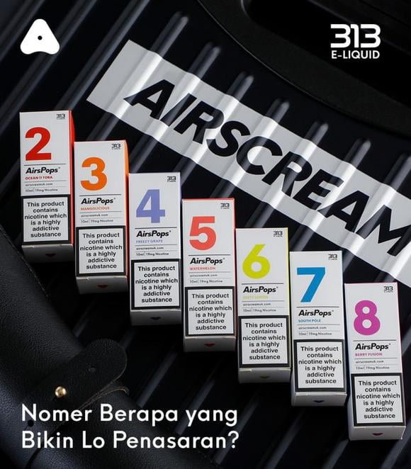 565f8005-5cec-4069-81ef-bc93c8d61de6 英國 高端正品 AirsCream 313 數字系列 30ML