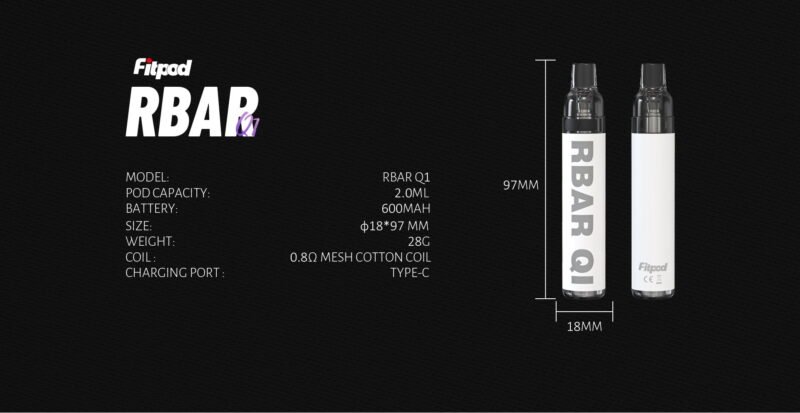 686f1ec922486b0a9775b0950671c2a Fitpod RBAR Q1 一次性抛棄式注油主機