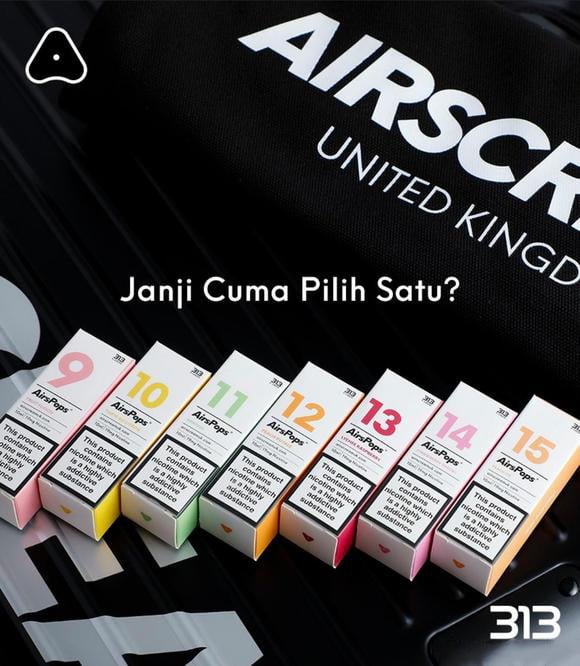 7aa4db6f-221f-447a-b034-59205c77d537 英國 高端正品 AirsCream 313 數字系列 30ML
